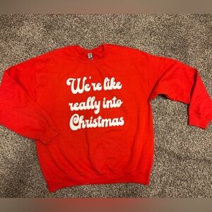 Women’s Boutique Christmas Crewneck - size Large